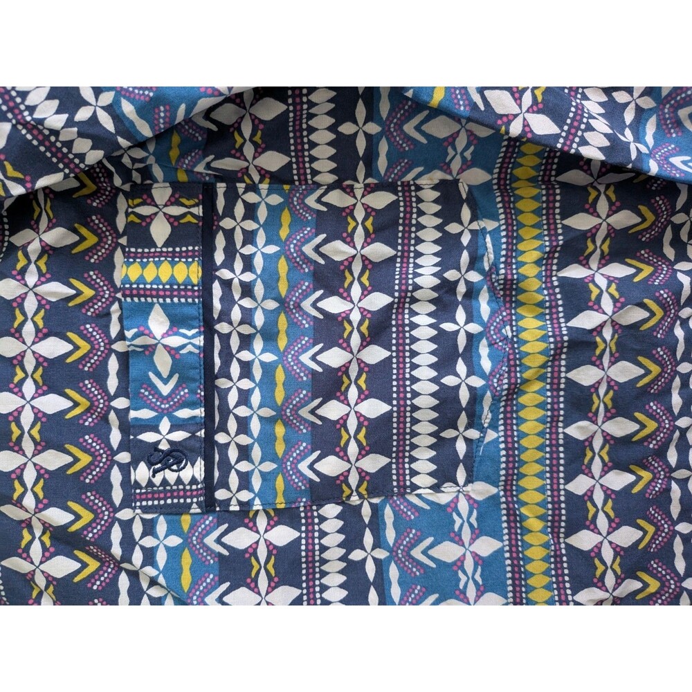 Victoria's Secret Pajamas PJ Pant Set Aztec Stripe Button Down Womens L Short - Picture 5 of 16